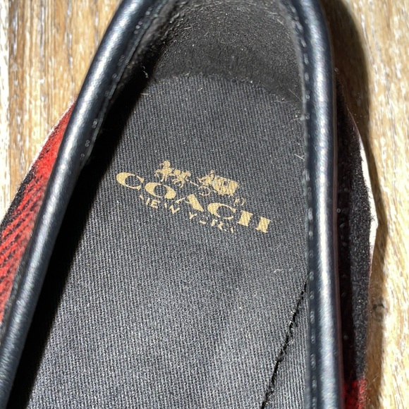 Coach Chrissy Buffalo Plaid Wool Sneakers - Picture 4 of 12
